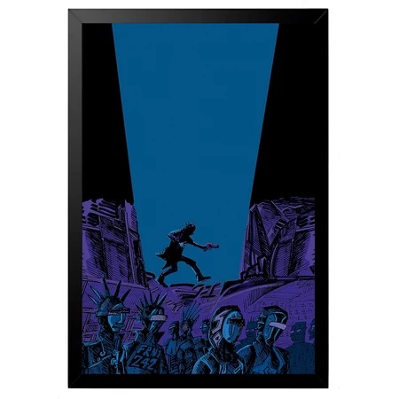 ARTE ORIGINAL em moldura Modelo 1 - SÉRIE EM CORES